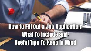Job Application Tips